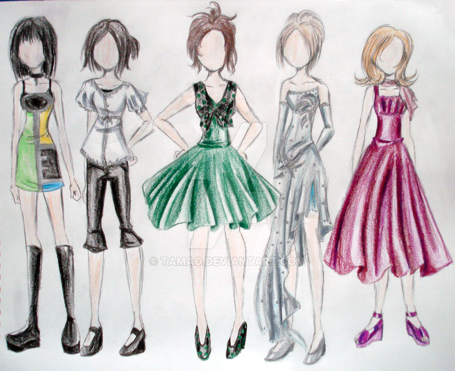 900x734 Fashion Design Sketches - Fashion Designing Drawing
