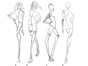 300x225 How To Draw Like A Fashion Designer - Fashion Designing Drawing