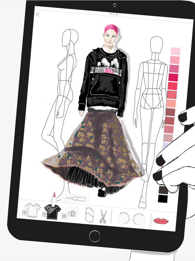 Fashion Drawing On Ipad