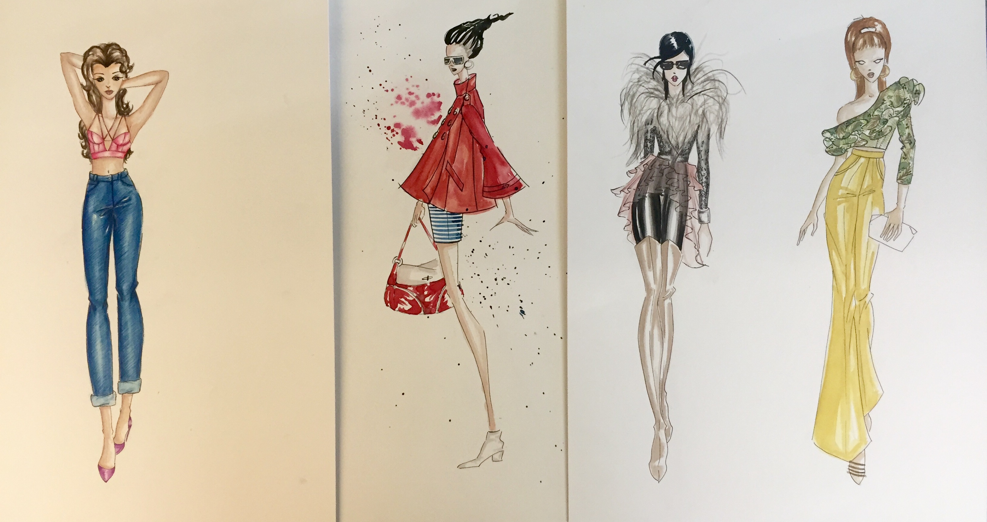 3264x1726 Introduction To Fashion Illustration - Fashion Drawing Art