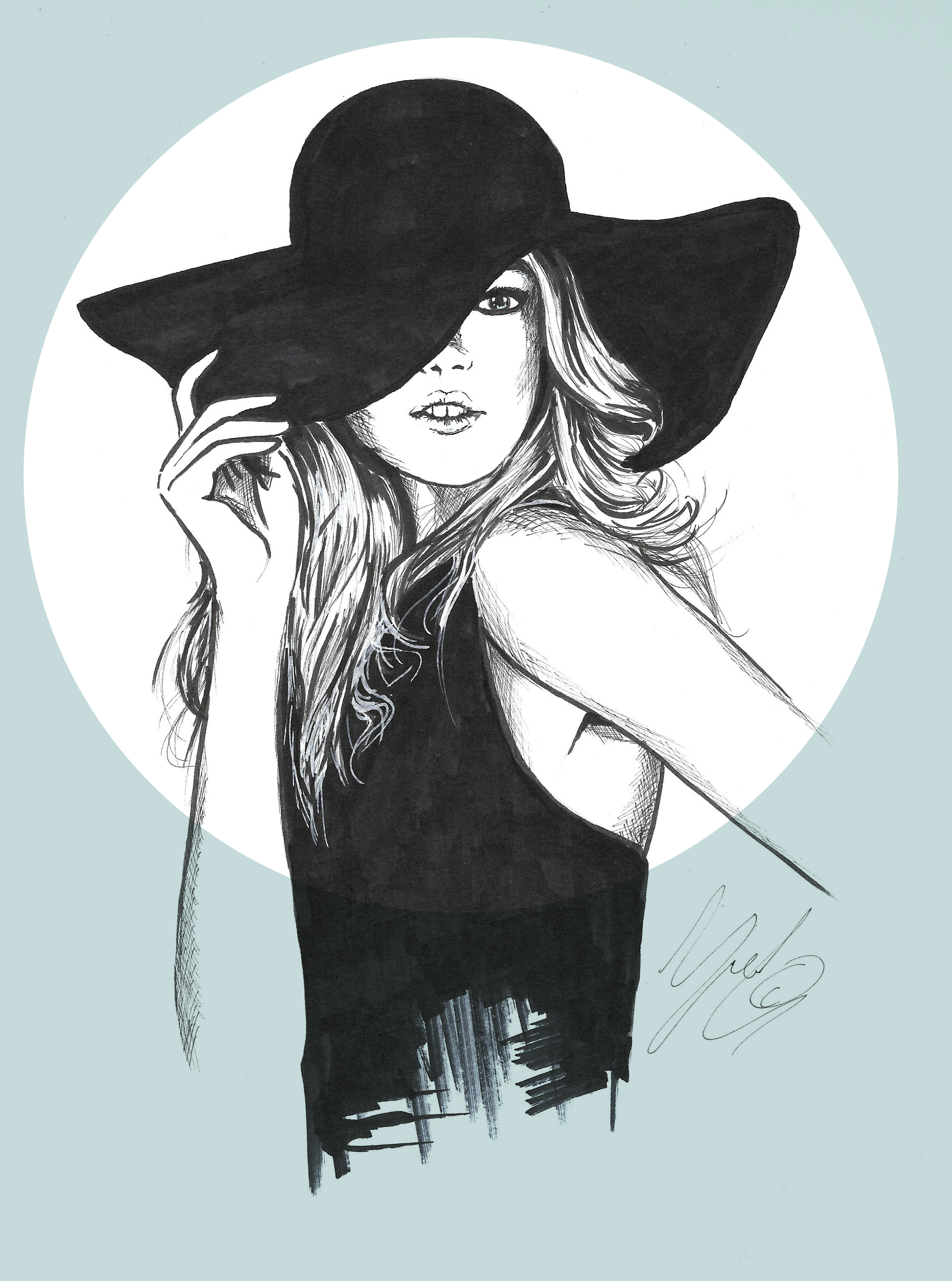 2337x3143 My Art - Fashion Drawing Art