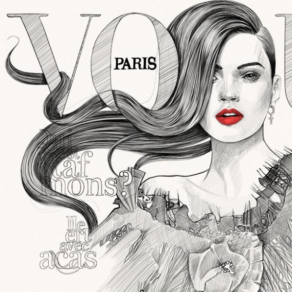 600x600 Beautiful Fashion Illustrations Art And Design - Fashion Drawing Art