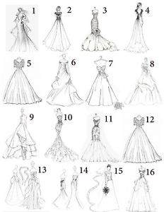 232x300 Artist Original Fashion Sketch Illustration Pencil Drawing Wedding - Fashion Drawing Art