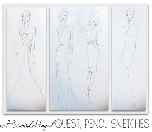 500x434 Fabulous Doodles Fashion Illustration Blog - Fashion Drawing Base