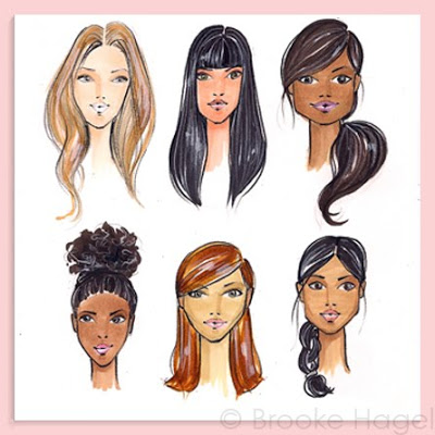 400x400 Fabulous Doodles Fashion Illustration Blog - Fashion Drawing Face