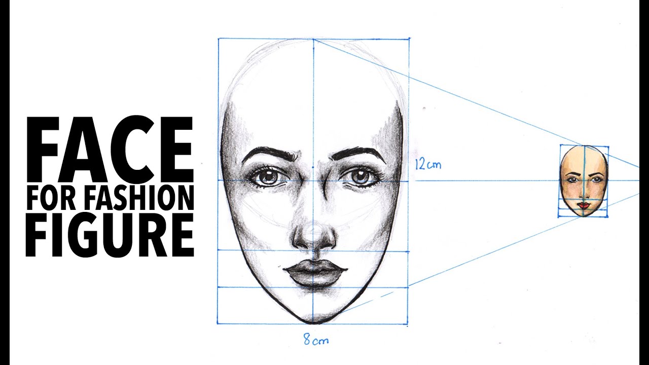 1280x720 Tutorial - Fashion Drawing Face