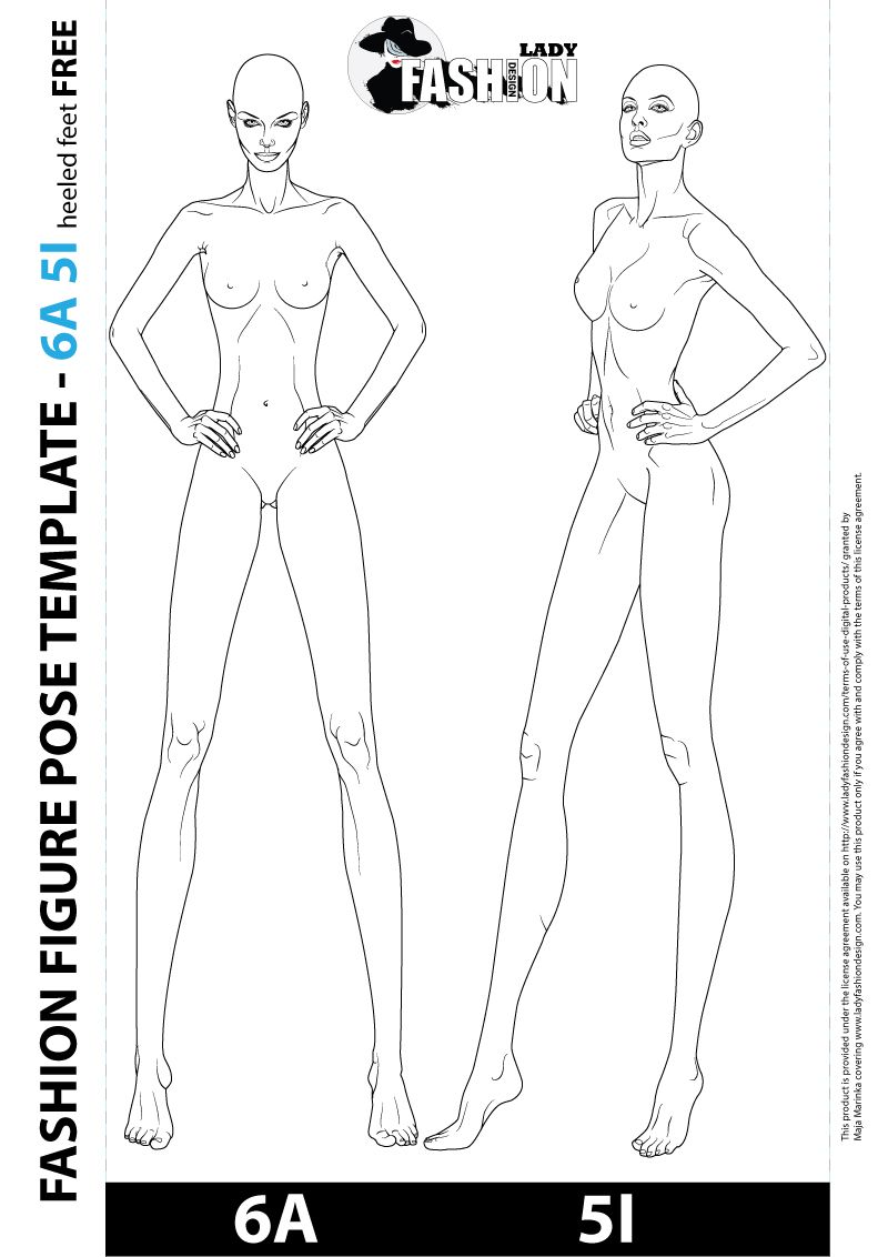 800x1132 Download Free Fashion Figure Templates In Lets Draw - Fashion Drawing Free