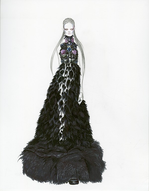 600x769 Fashion Illustration - Fashion Drawing Markers