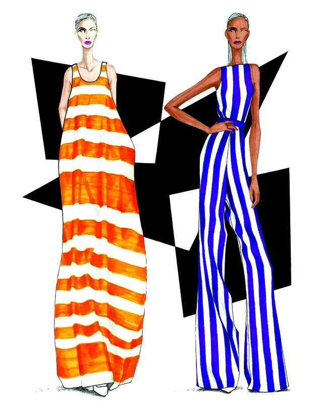 628x800 Fashion Illustrations - Fashion Drawing Markers