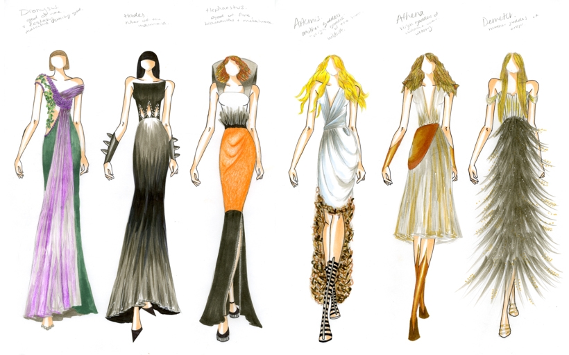 Fashion Drawing Portfolio at PaintingValley.com | Explore collection of ...