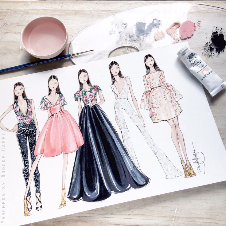 736x736 Fashion Illustrationif You Follow Me On Instagram - Fashion Drawing Portfolio