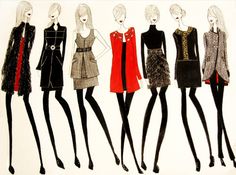 236x175 best portfolio images fashion illustrations, drawing fashion - Fashion Drawing Portfolio