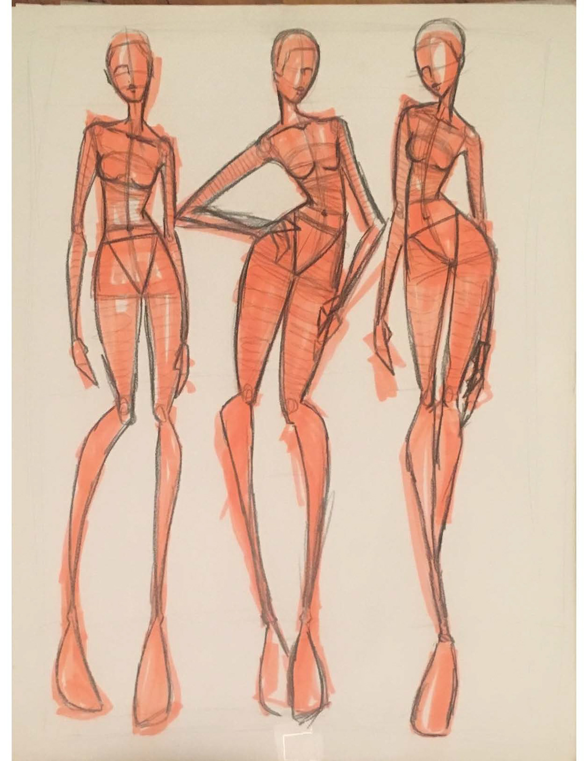 1200x1553 fashion illustration portfolio on behance - Fashion Drawing Portfolio