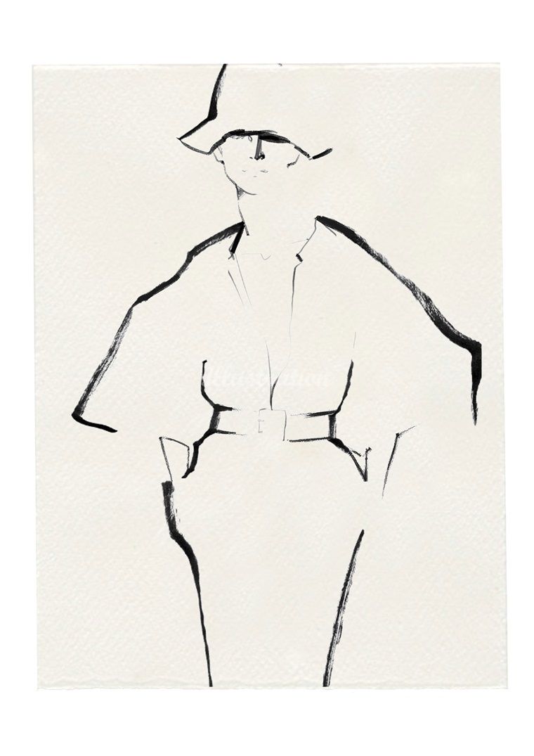 760x1075 judith van den hoek illustration portfolio fashion illustration - Fashion Drawing Portfolio