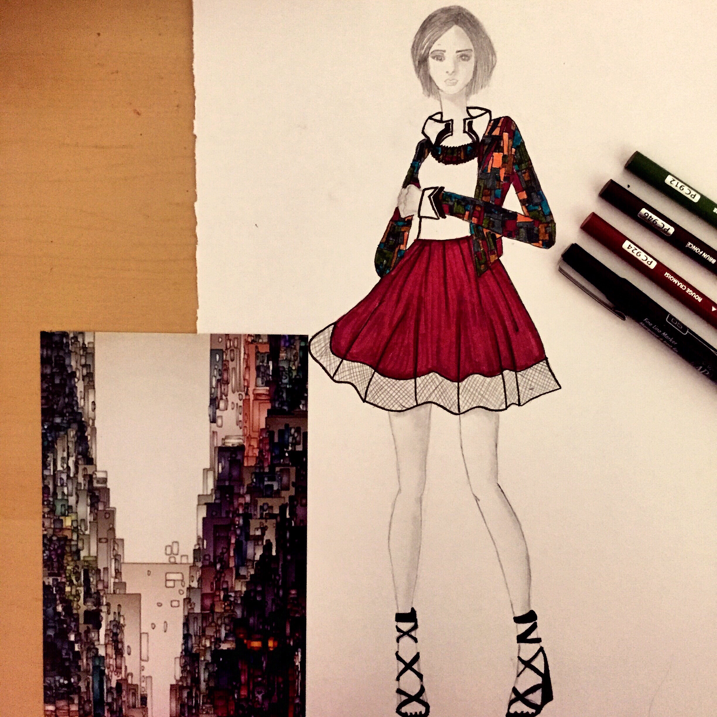 2448x2448 a peek into my drawing portfolio! that chic fashion blog - Fashion Drawing Portfolio