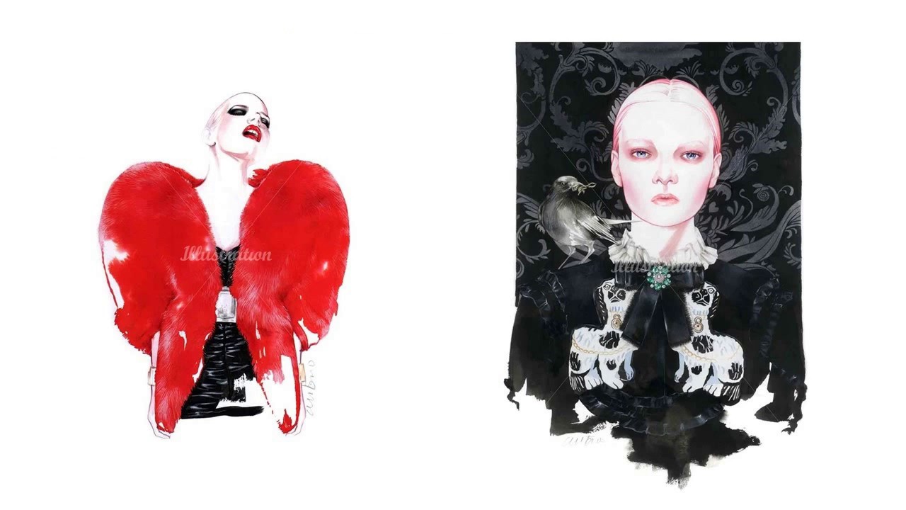 1280x720 antonio soares fashion illustration portfolio - Fashion Drawing Portfolio