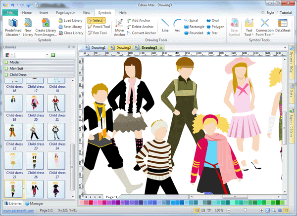 600x438 kids clothing design software - Fashion Drawing Software