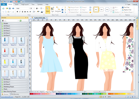 450x320 Create Fashion Design With Computer Program - Fashion Drawing Software