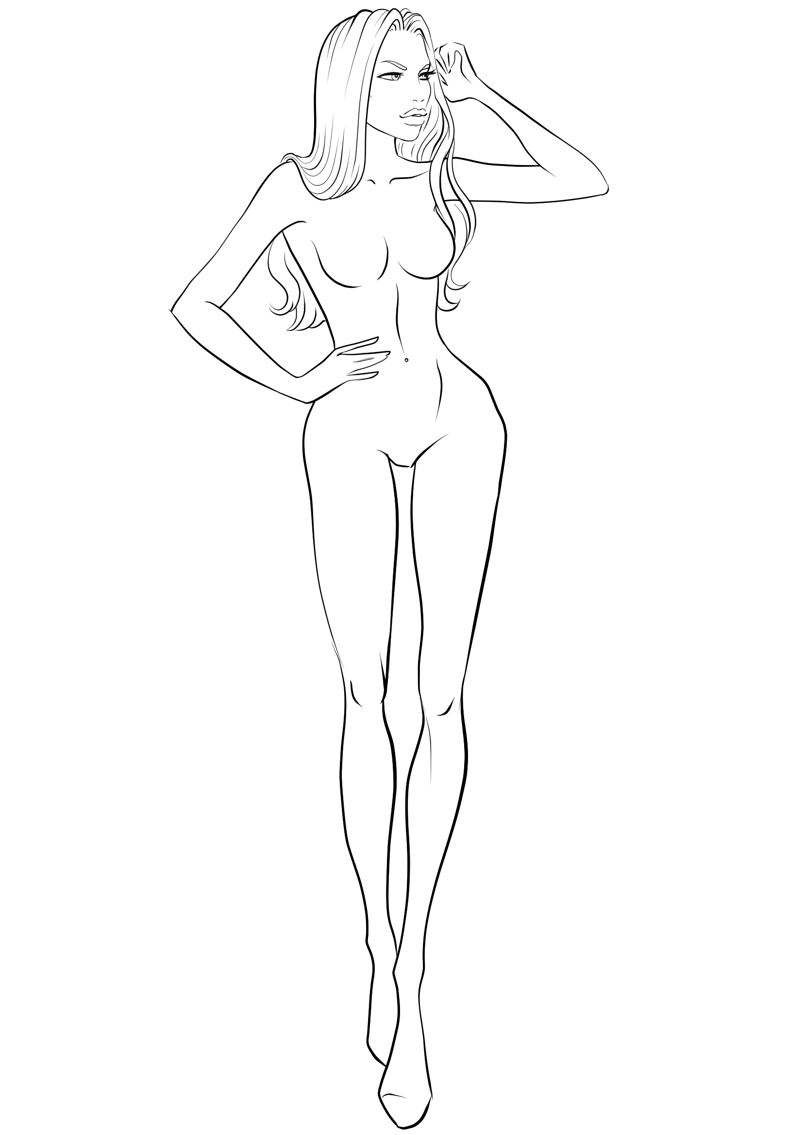 1654x2339 Fashion Template I Draw Fashion - Fashion Drawing Template