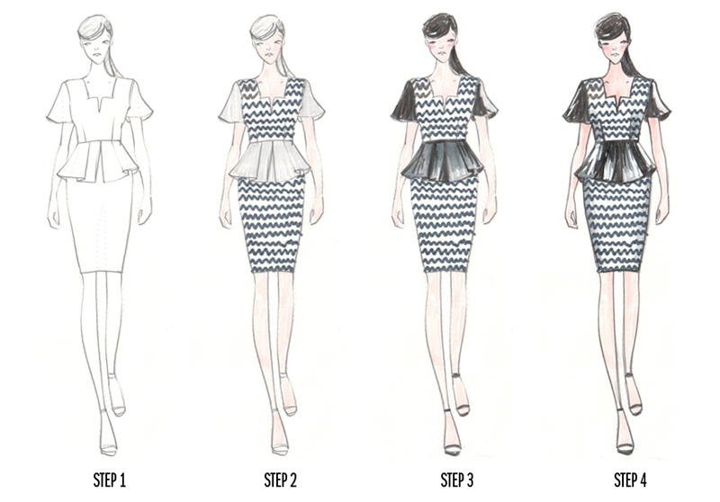 800x558 fashion illustration how to sketch with vikki yau sew mama sew - Fashion Drawing Tutorials