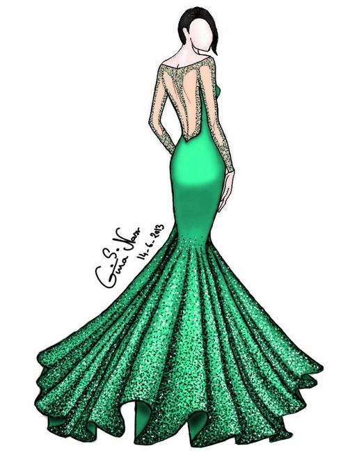 500x651 Fashion Drawing Uploaded - Fashion Dress Drawing
