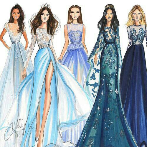 499x499 Image About Fashion In Dress - Fashion Dress Drawing