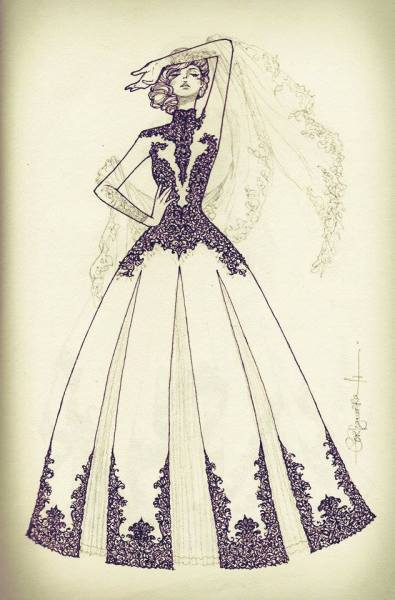 395x600 Fashion Drawing Tumblr - Fashion Dress Drawing