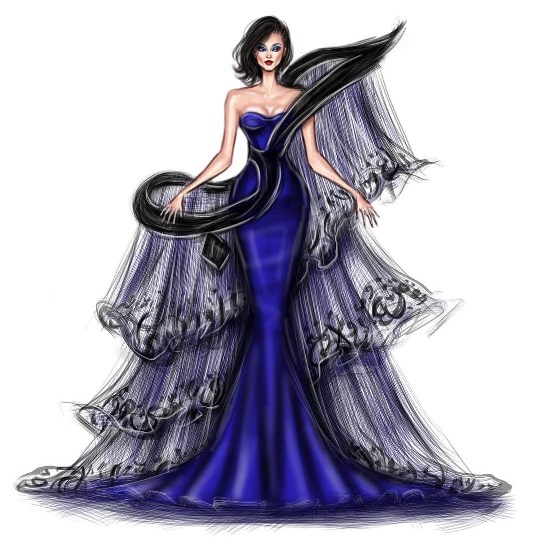 Fashion Dress Drawing at PaintingValley.com | Explore collection of