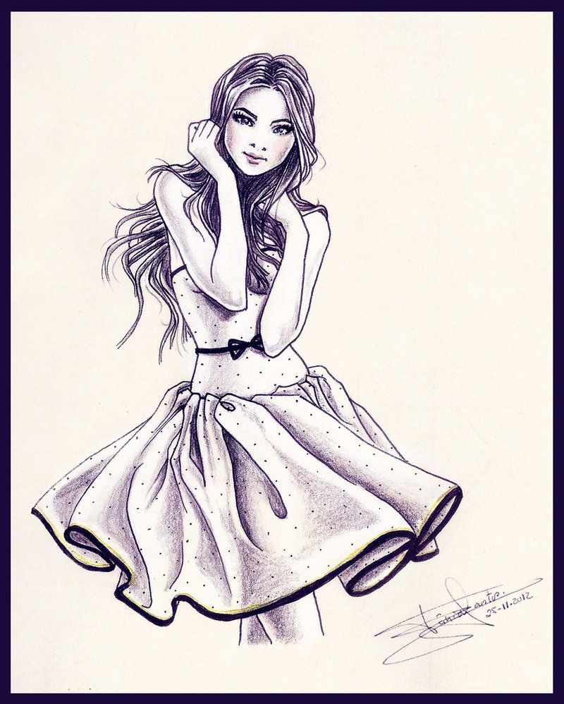 800x998 Fresh Vogue Fashion Girl Drawings With Pictures Of Hayley Fashion - Fashion Girl Drawing