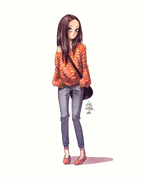 500x633 Fashion Drawing Tumblr - Fashion Girl Drawing