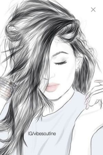 400x600 Fashion Girl Drawing - Fashion Girl Drawing