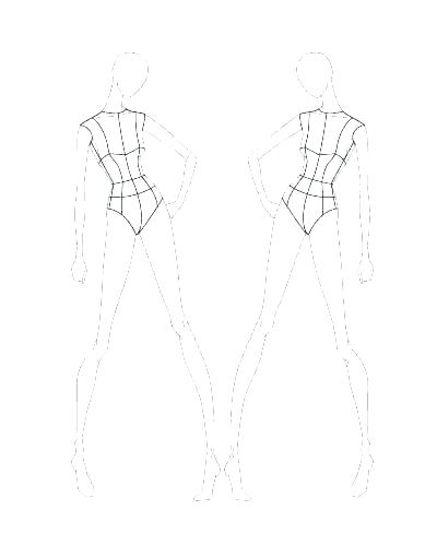Fashion Manikin Drawing at PaintingValley.com | Explore collection of ...