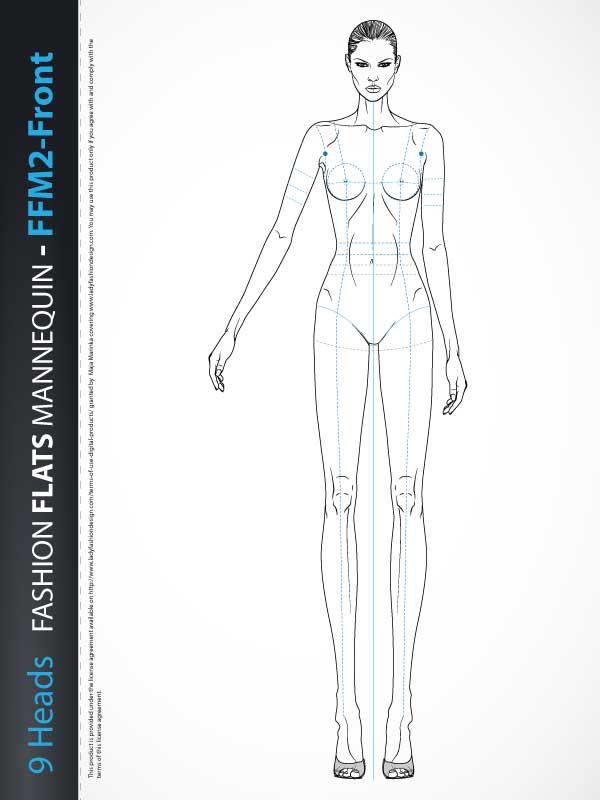 600x800 fashion technical drawing mannequin front - Fashion Mannequin Drawing
