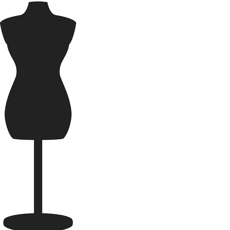 manikin drawing for clothes