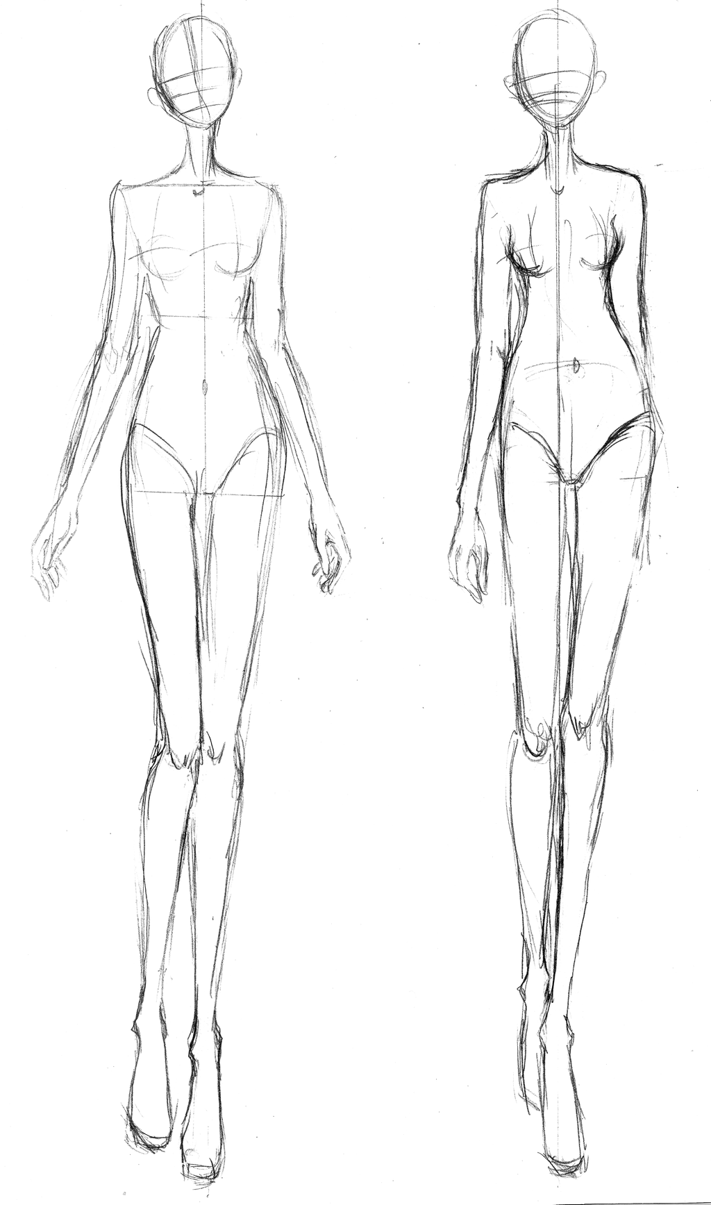 Fashion Model Drawing