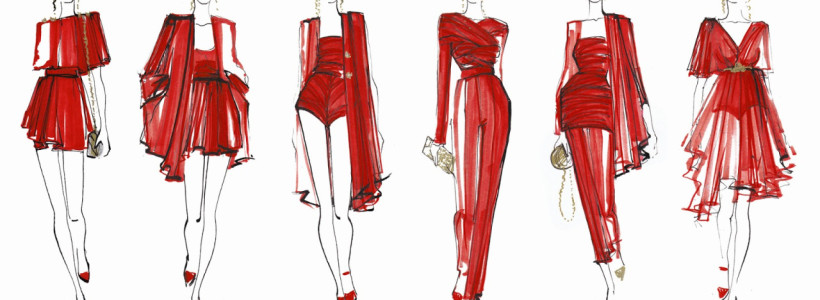 820x300 fashion drawing four views when drawing a model magic advice - Fashion Model Drawing