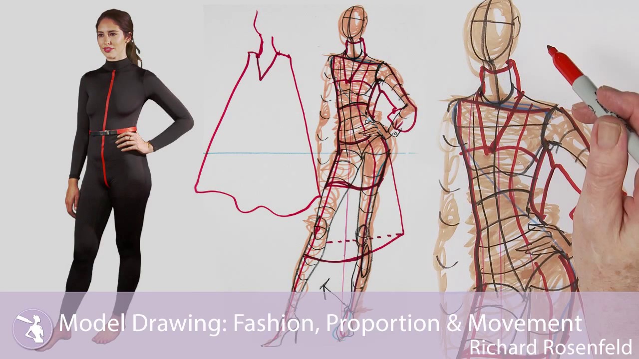 1280x720 model drawing fashion, proportion movement - Fashion Model Drawing