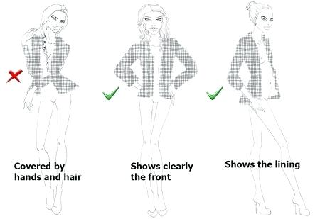 450x309 Fashion Model Drawing Template - Fashion Model Drawing