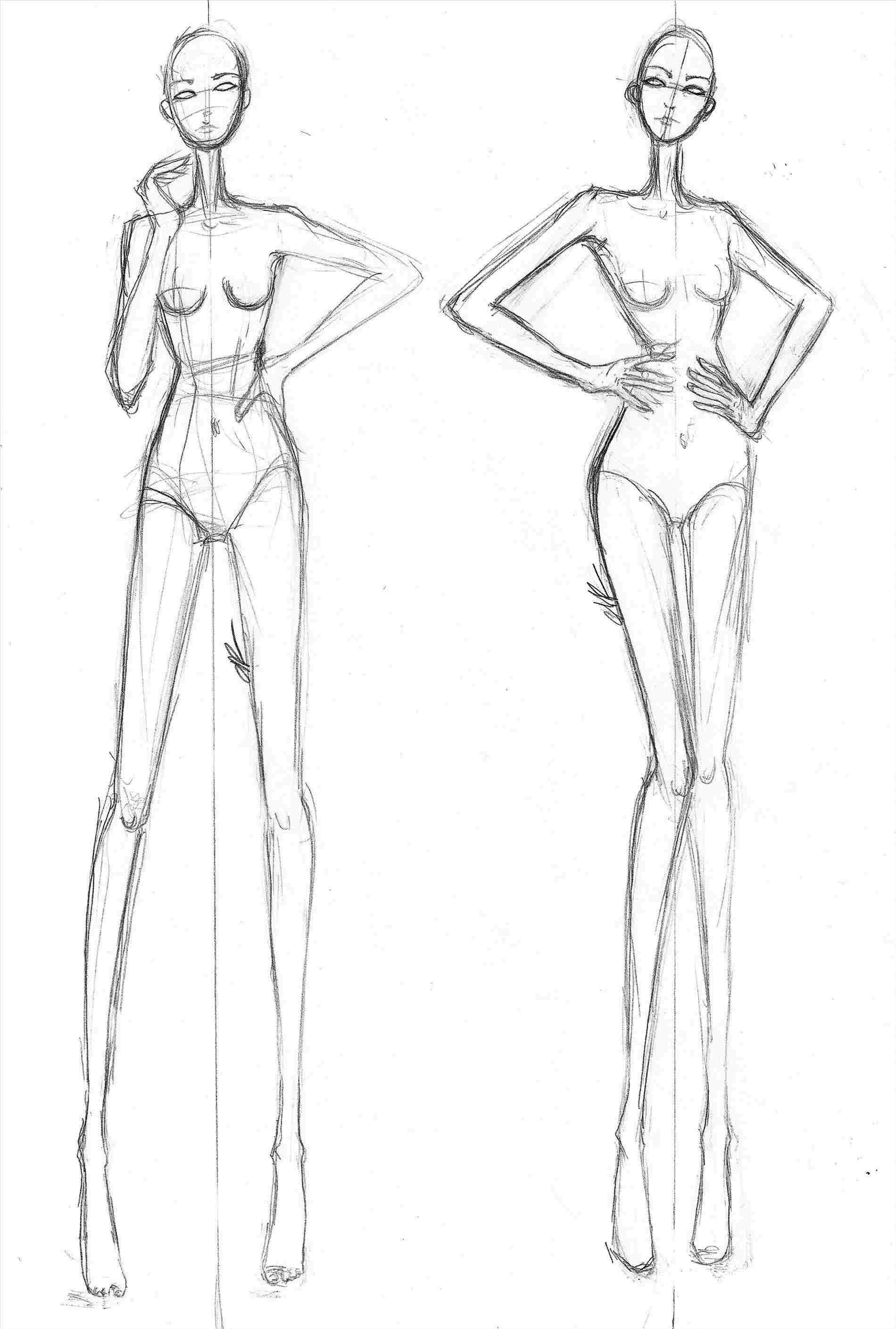 1900x2817 Step - Fashion Model Drawing