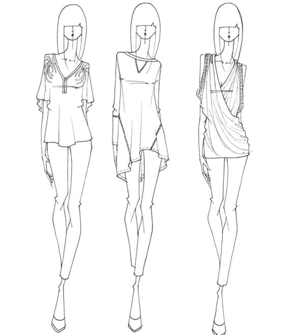 fashion-model-drawing-templates-at-paintingvalley-explore-collection-of-fashion-model