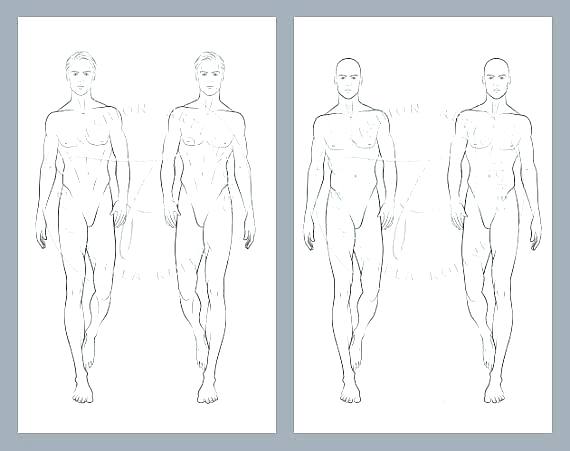 570x451 Fashion Sketches Jacket Drawing Templates Male - Fashion Model Drawing Templates