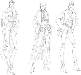 330x304 Fashion Design - Fashion Model Figure Drawing