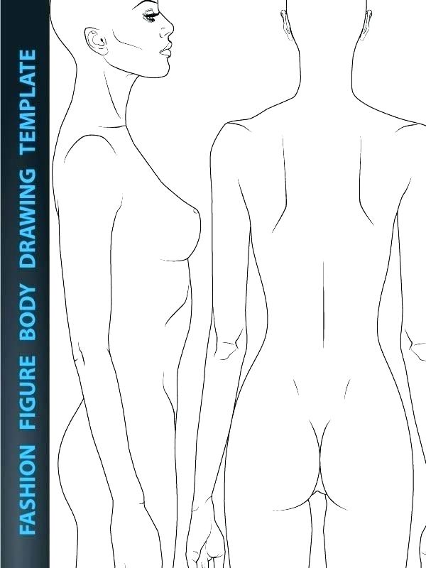 600x800 Fashion Design Drawing Templates Free Model Template Heads - Fashion Model Figure Drawing