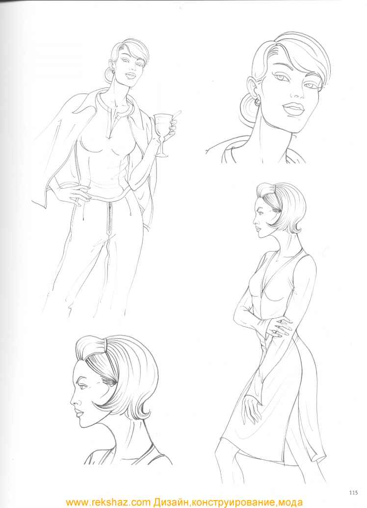 748x1034 focus techniques - Fashion Model Figure Drawing