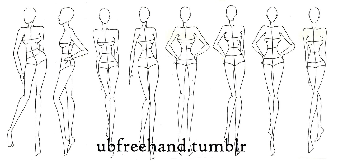 1280x622 Gallery Female Figure Drawing Templates - Fashion Model Figure Drawing