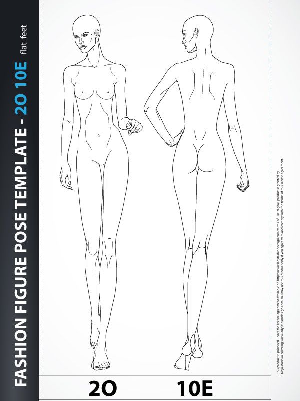 600x800 Figure Drawing Fashion Design For Free Download - Fashion Model Figure Drawing