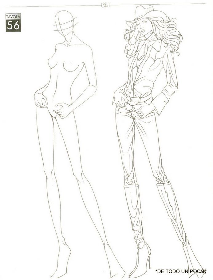 693x912 fashion pose fashion sketches, fashion - Fashion Poses Drawing