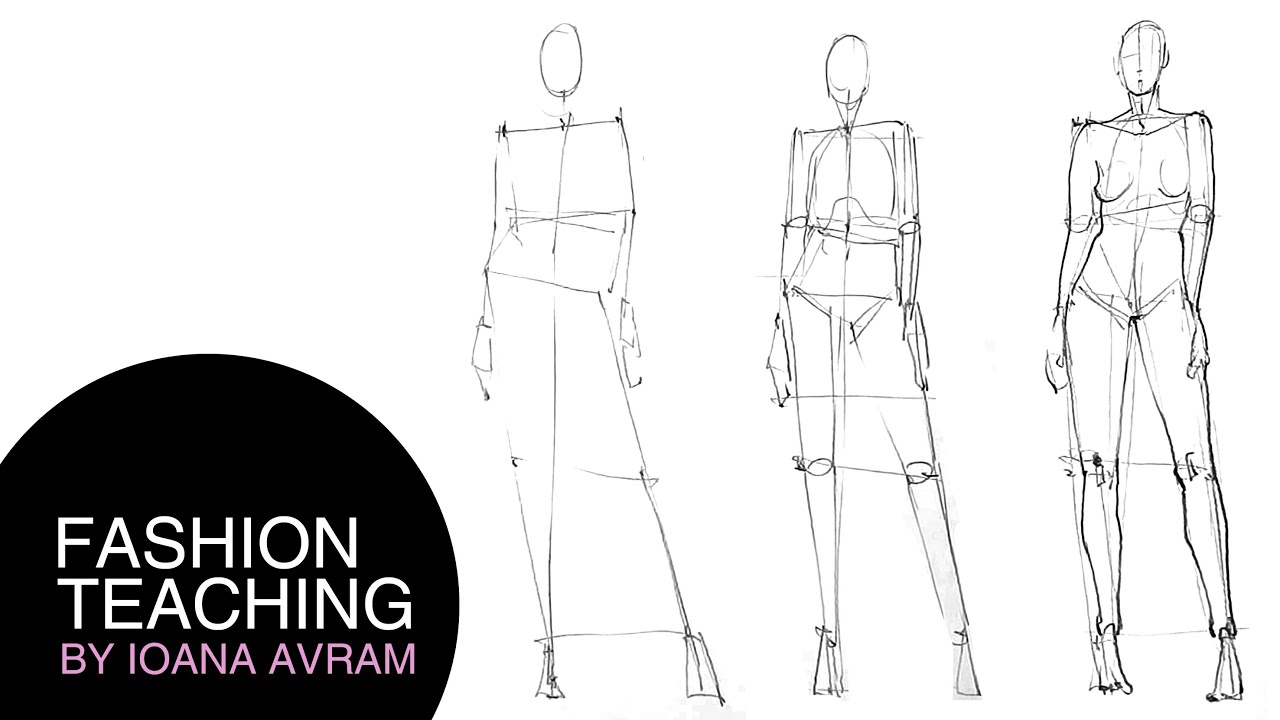 1280x720 Fashion Poses In Steps - Fashion Poses Drawing