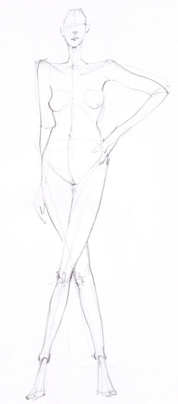 356x807 How To Draw Fashion Sketches Learn How To Draw Five Simple Fashion - Fashion Poses Drawing