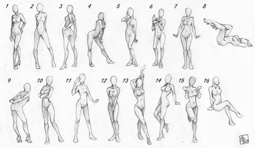 499x289 Drawing, Drawings, Fashion, Illustration, Pose, Poses - Fashion Poses Drawing